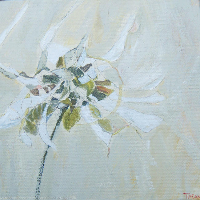 one flower