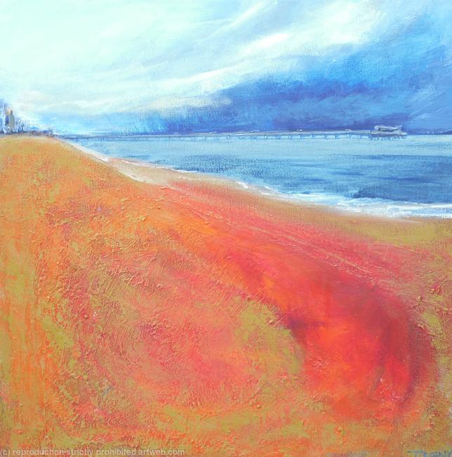 Abstract with Deal Pier