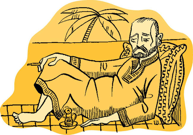 Expat old hippie type