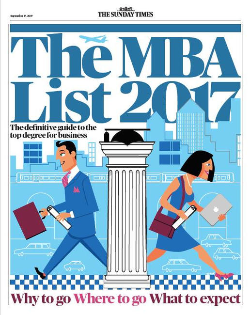 MBA cover for The Sunday Times