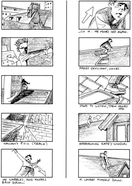 Hallam Foe early storyboard 2