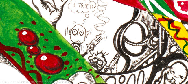 Plucking Cliches from the Sky (detail 2)