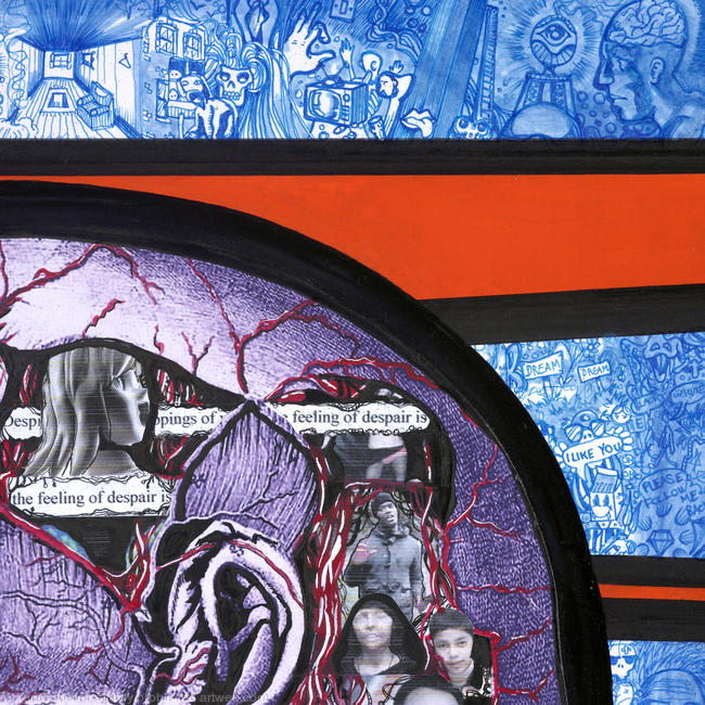 Despite the Overt Trappings of Wealth the Feeling of Despair is Absolute (detail)