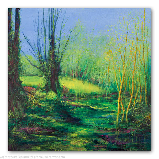 On the Green by the Stream