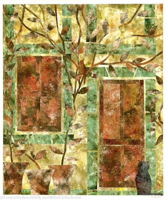 Patience Acrylic collage width=