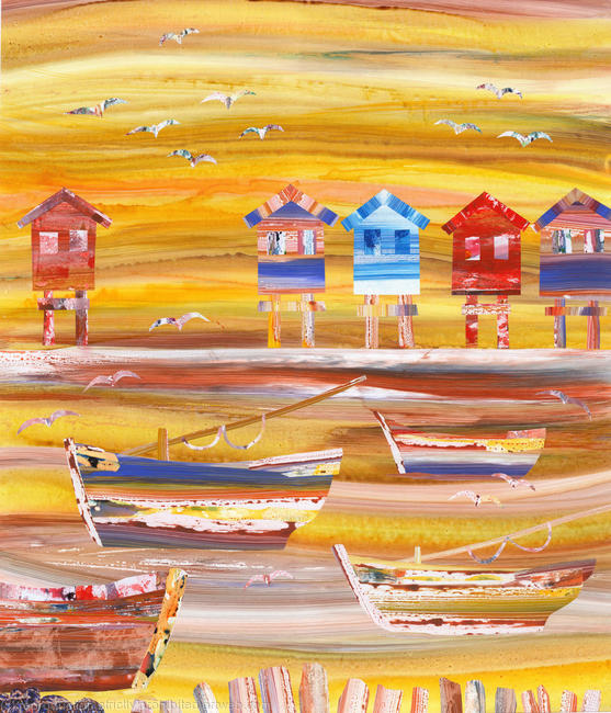 Beach Huts and Boats