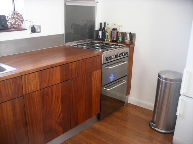 reclaimed iroko kitchen