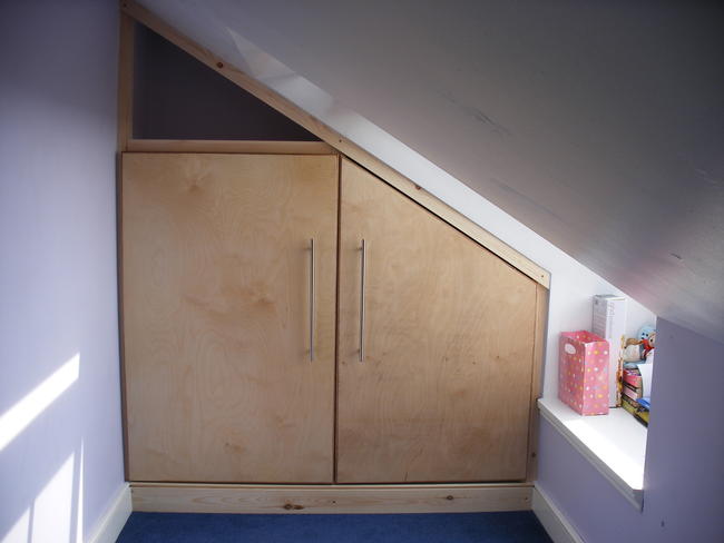 attic conversion wardrobe