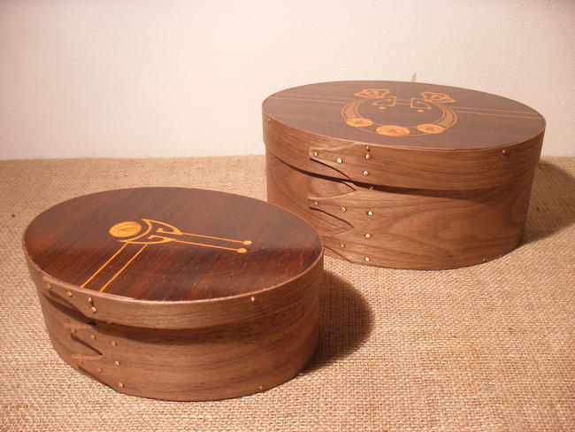 shaker boxes with reclaimed wood tops