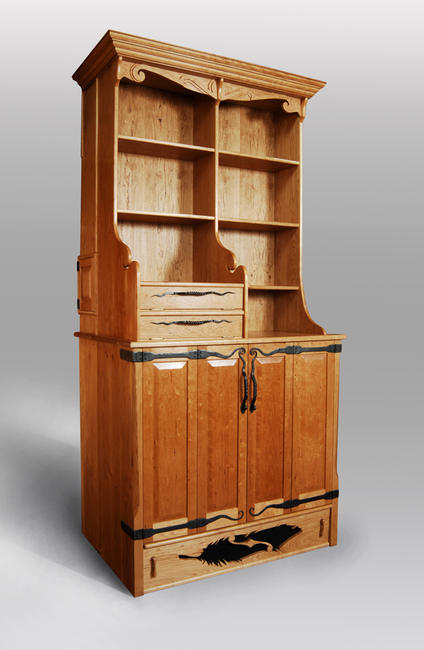 Cherry TV uit and bookcase