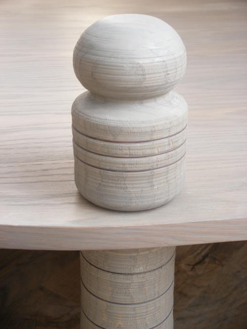 hand turned ash detailing