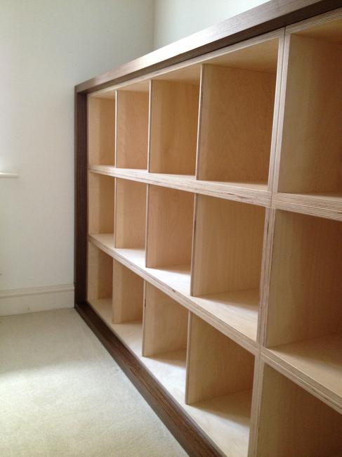 birch ply record storage cabinet handmade for dj
