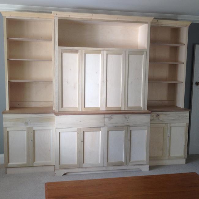 bespoke display and bookcase cabinetry and furniture