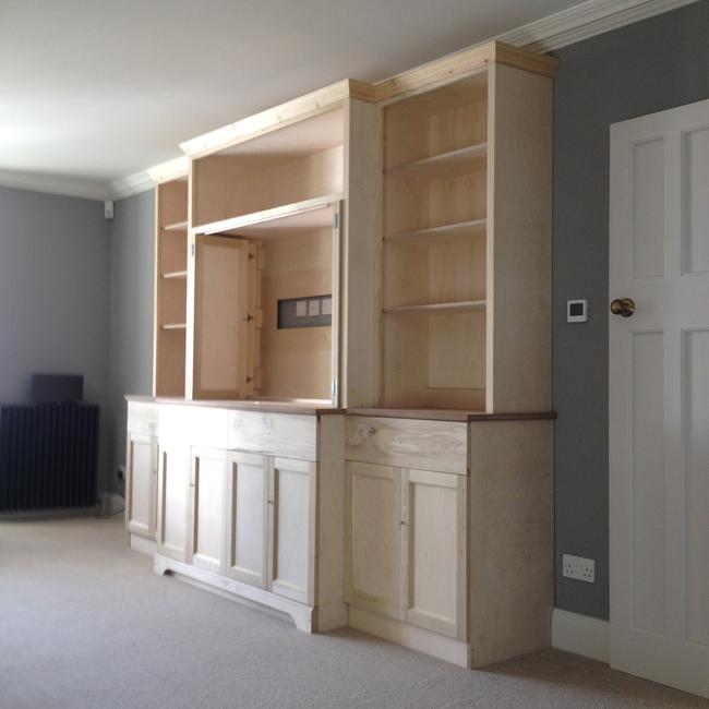 bespoke display and bookcase cabinetry and furniture