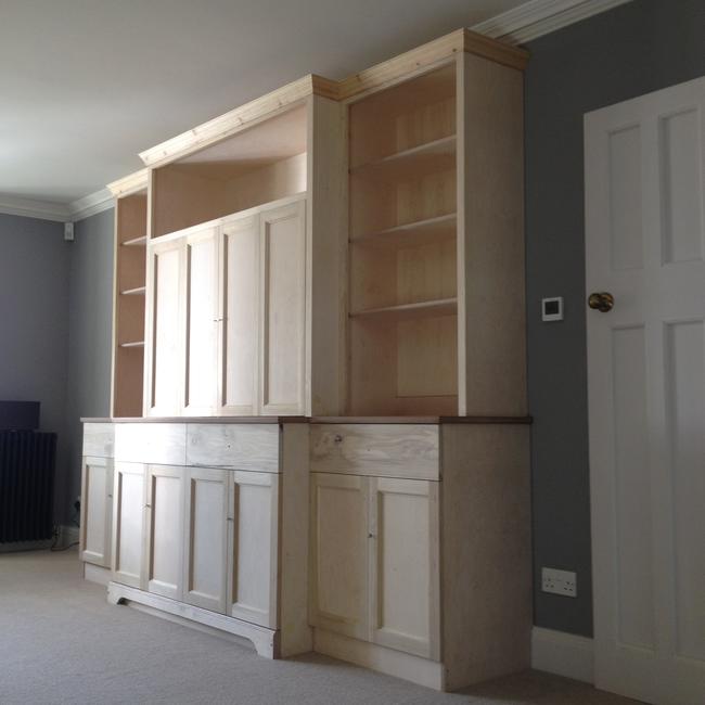 bespoke display and bookcase cabinetry and furniture