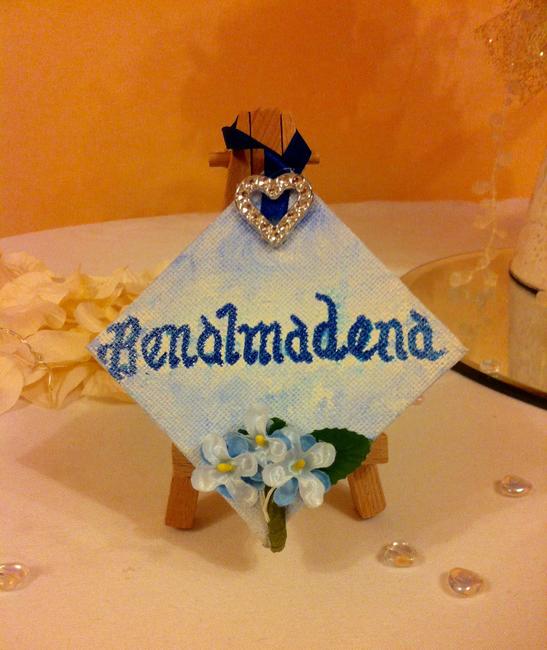 Mini Canvas & Easel Table Name
