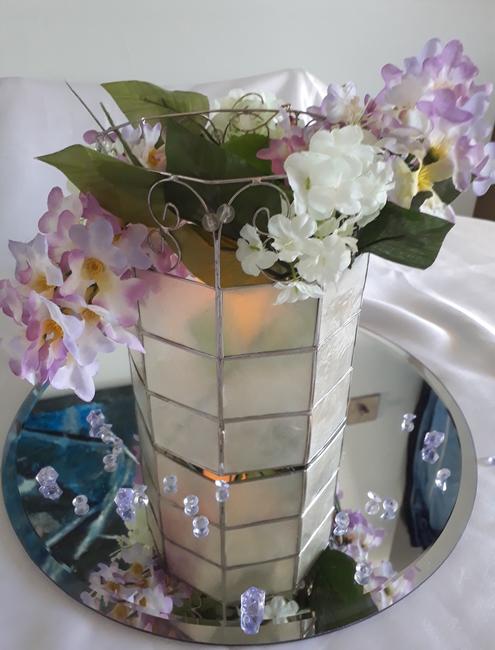 Lilac and Candle Design