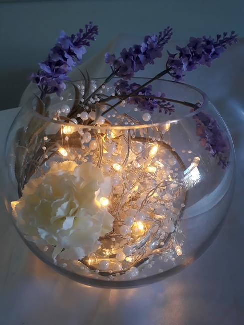 Lavender Pearl Bowl (with lights)
