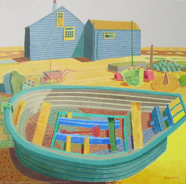 Prospect Cottage Garden and Old Fishing Boat