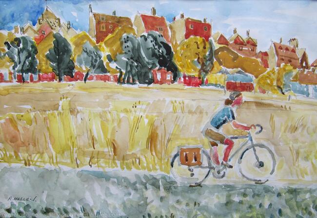 Rye with Lady Cyclist