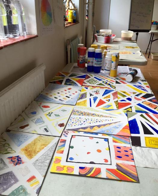 teaching abstract art