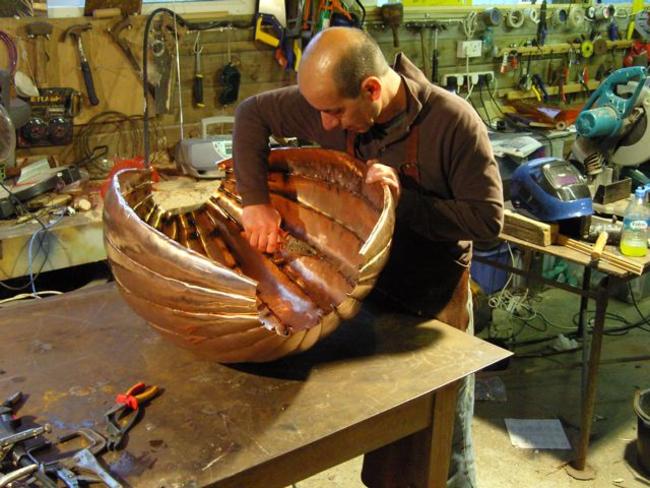 mike in worksop making shell bowl
