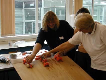 making carrot car racers