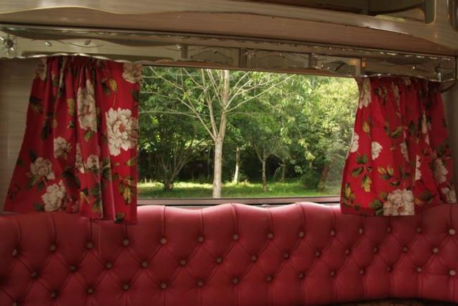 view from caravan
