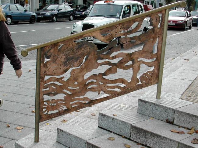 Hand rail Falmouth Moor
