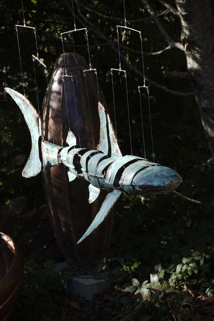 shark mobile - finished piece