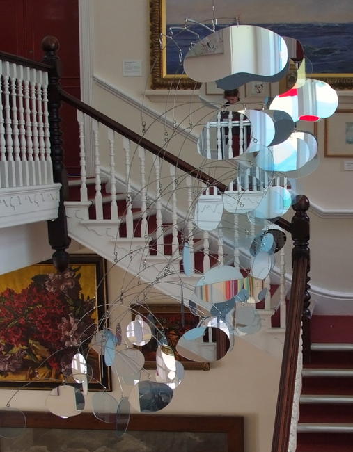cascade mobile, Falmouth Art Gallery