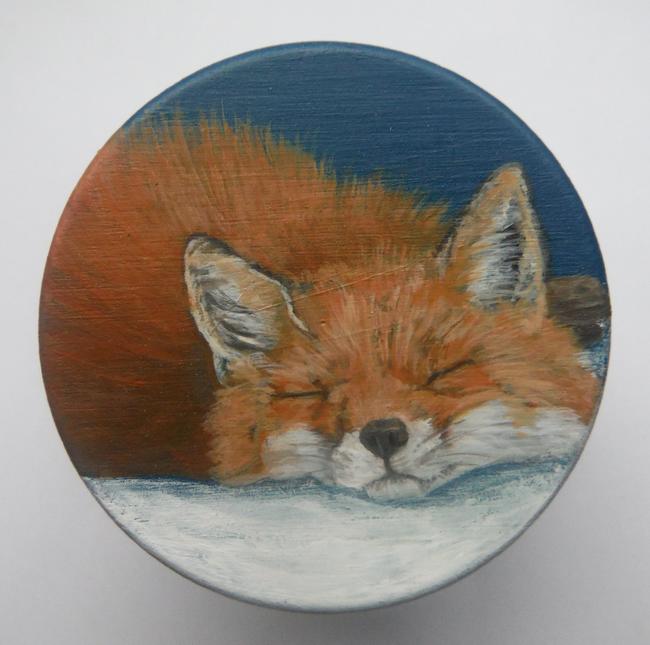 Sleepy Fox Miniature