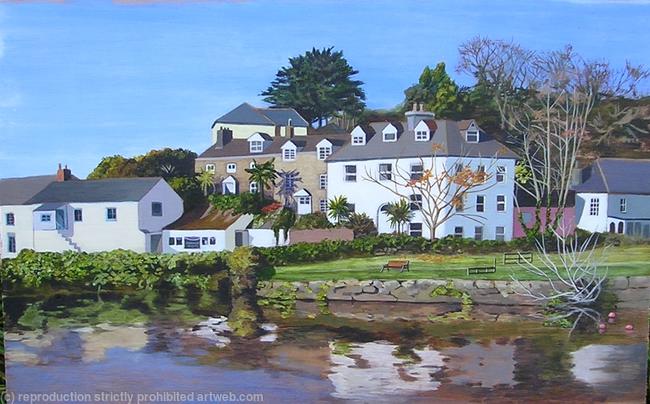 Pentewan Harbourfront.