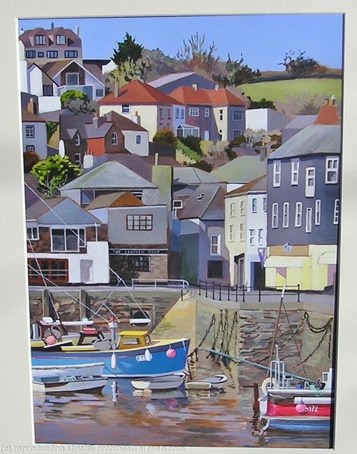 Mevagissey Harbour - Winter.