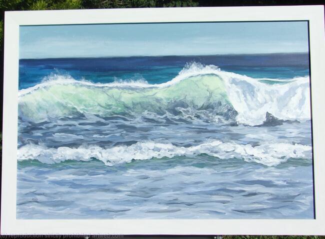 Breaking wave study, from a tutorial by Naomi Jenkin