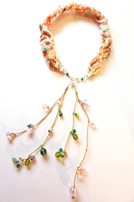 Spring in fabric and beads
