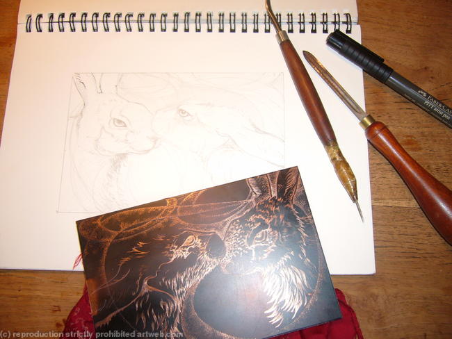 Sketch and plate