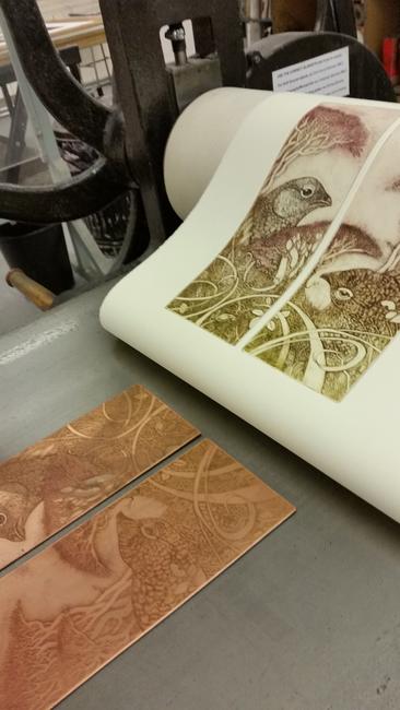 Pulling the print