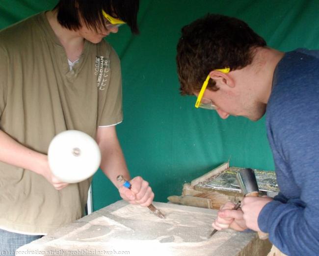 Wolf sanctuary Art Day
