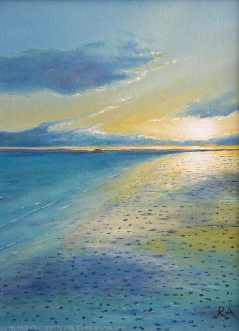 Sunset at Low Tide, Southsea