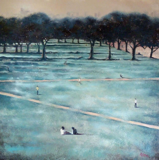 Greenwich Park in Blue