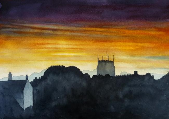 Church at sunset