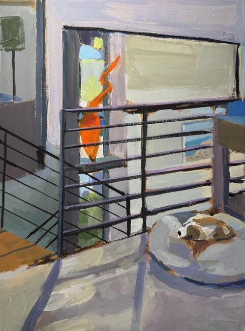Cooper in the Studio
