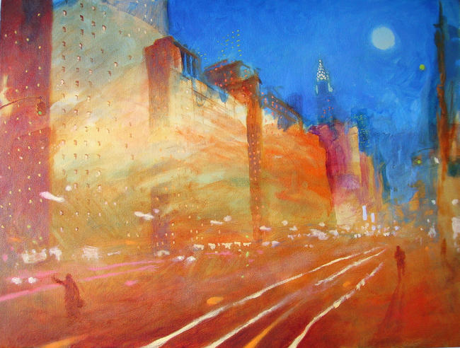 The Chrysler Building, Nightfall