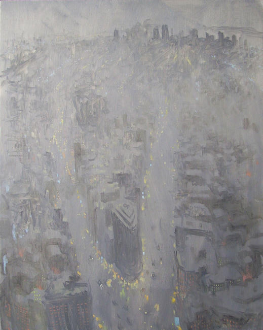 Evening Rain, Flatiron Building
