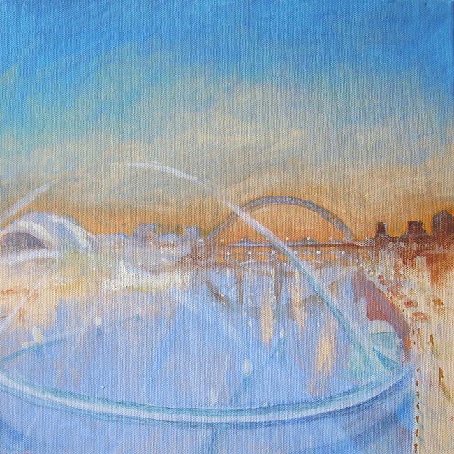 Sunset on the Quayside
