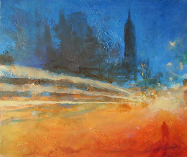 Manhattan Night Study