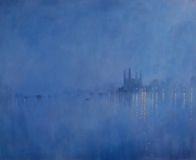 Battersea Power Station, Nightfall