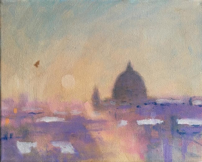 Sunrise After Snowfall, St Paul's