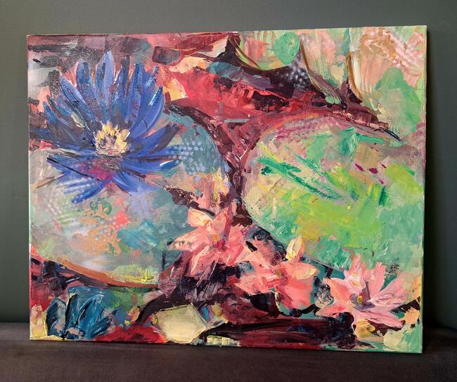 Three little flowers